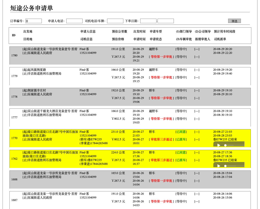 1、(出租車小程序下單打車APP軟件)APP消息推送 個(gè)人消息推送： 自己的支付、評(píng)價(jià)、投訴、申請(qǐng)等的結(jié)果消息推送； 公共消息推送： 廣告、優(yōu)惠、事件、通知等公共信息推送； 訂單語音播報(bào)： 新訂單彈屏并語音播報(bào)， 系統(tǒng)向司機(jī)推送訂單時(shí)，司機(jī)端以彈屏方式顯示出發(fā)地、目的地、距離司機(jī)距離和地圖路徑規(guī)劃的信息，同時(shí)語音播報(bào)該訂單； 2、 (出租車小程序下單打車APP軟件)循環(huán)播報(bào)： 如果司機(jī)未聽清該訂單，司機(jī)端APP會(huì)持續(xù)循環(huán)播報(bào)未被搶走或取消的訂單； 聽單頁顯示數(shù)據(jù)： 在線時(shí)長， 當(dāng)天的在線時(shí)長；